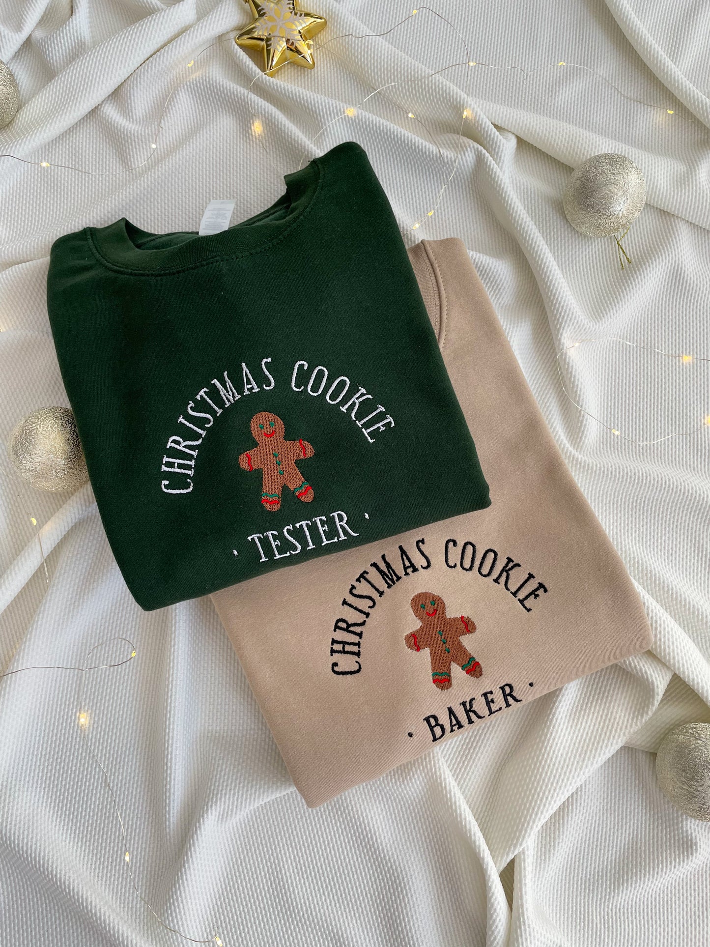 Christmas Cookie Baker/Tester Embroidered Sweatshirt
