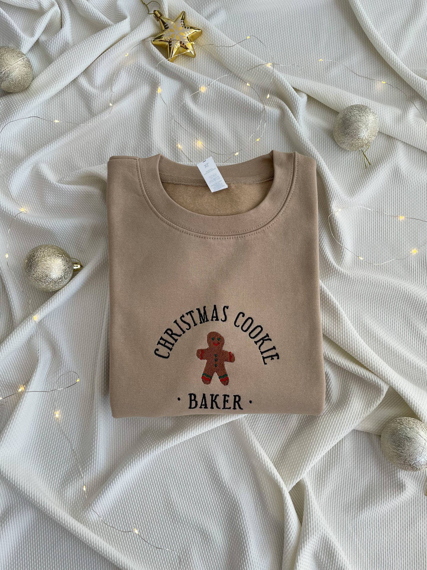 Christmas Cookie Baker/Tester Embroidered Sweatshirt