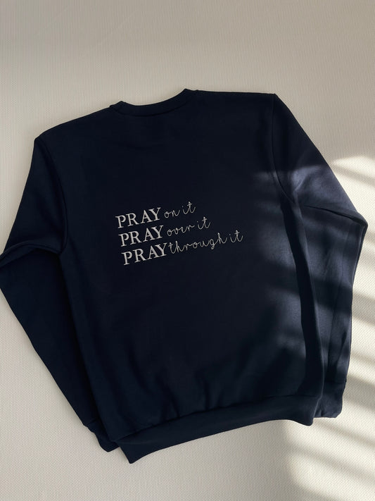 PRAY Embroidered Sweatshirt