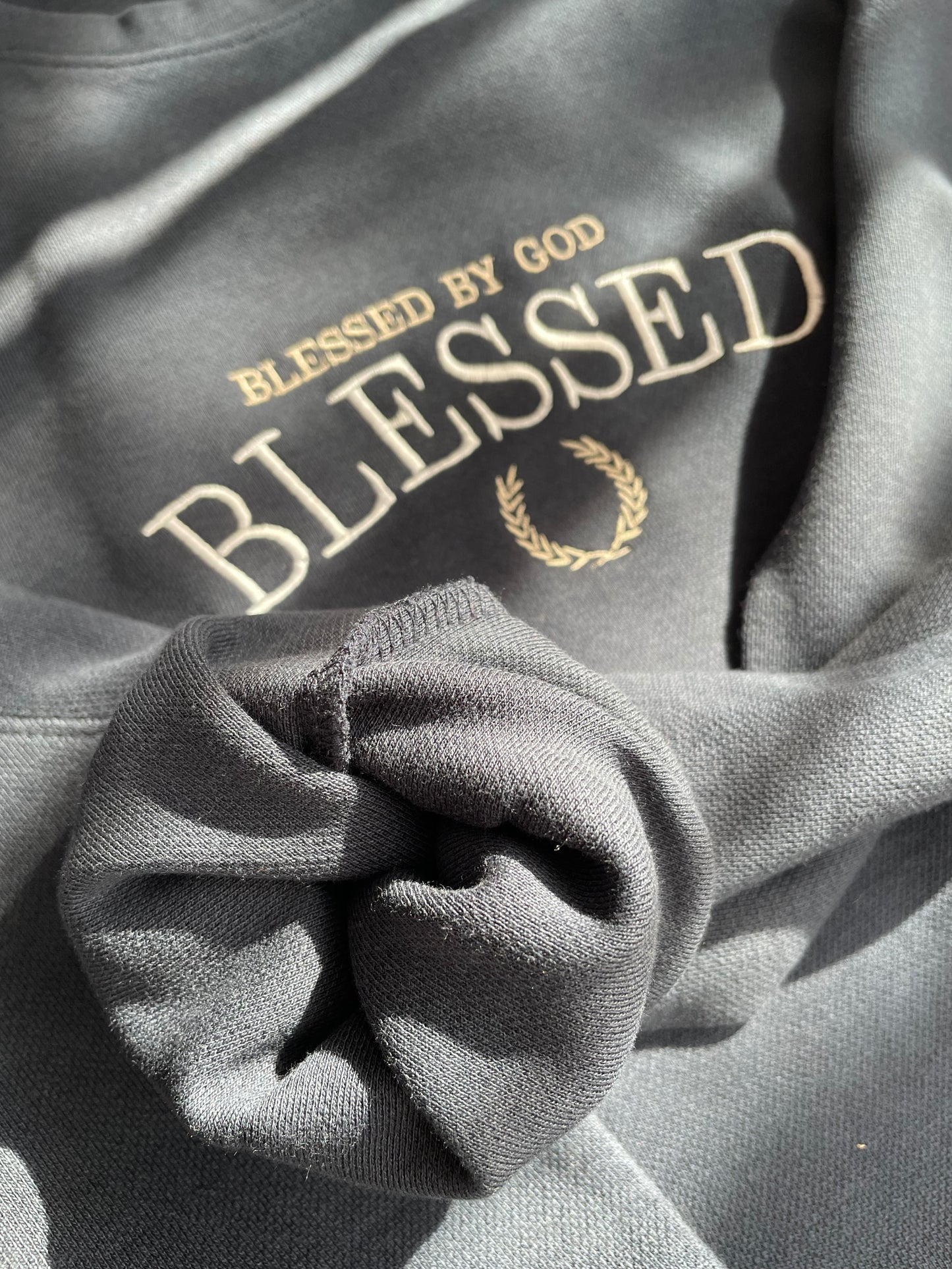 BLESSED BY GOD 100% organic cotton sweatshirt