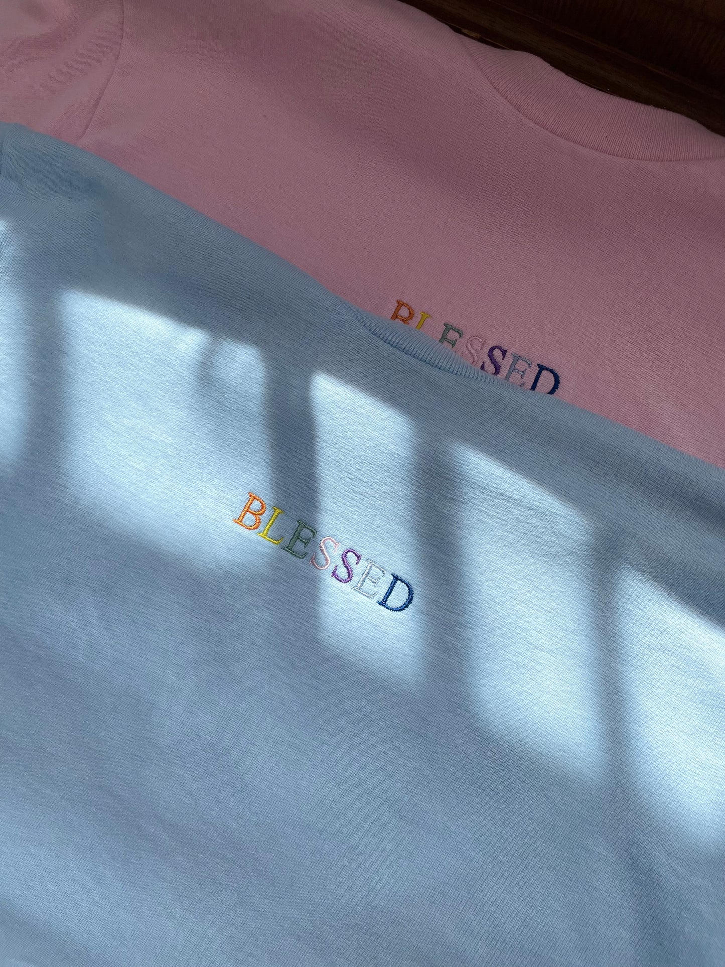 BLESSED Embroidered T-shirt