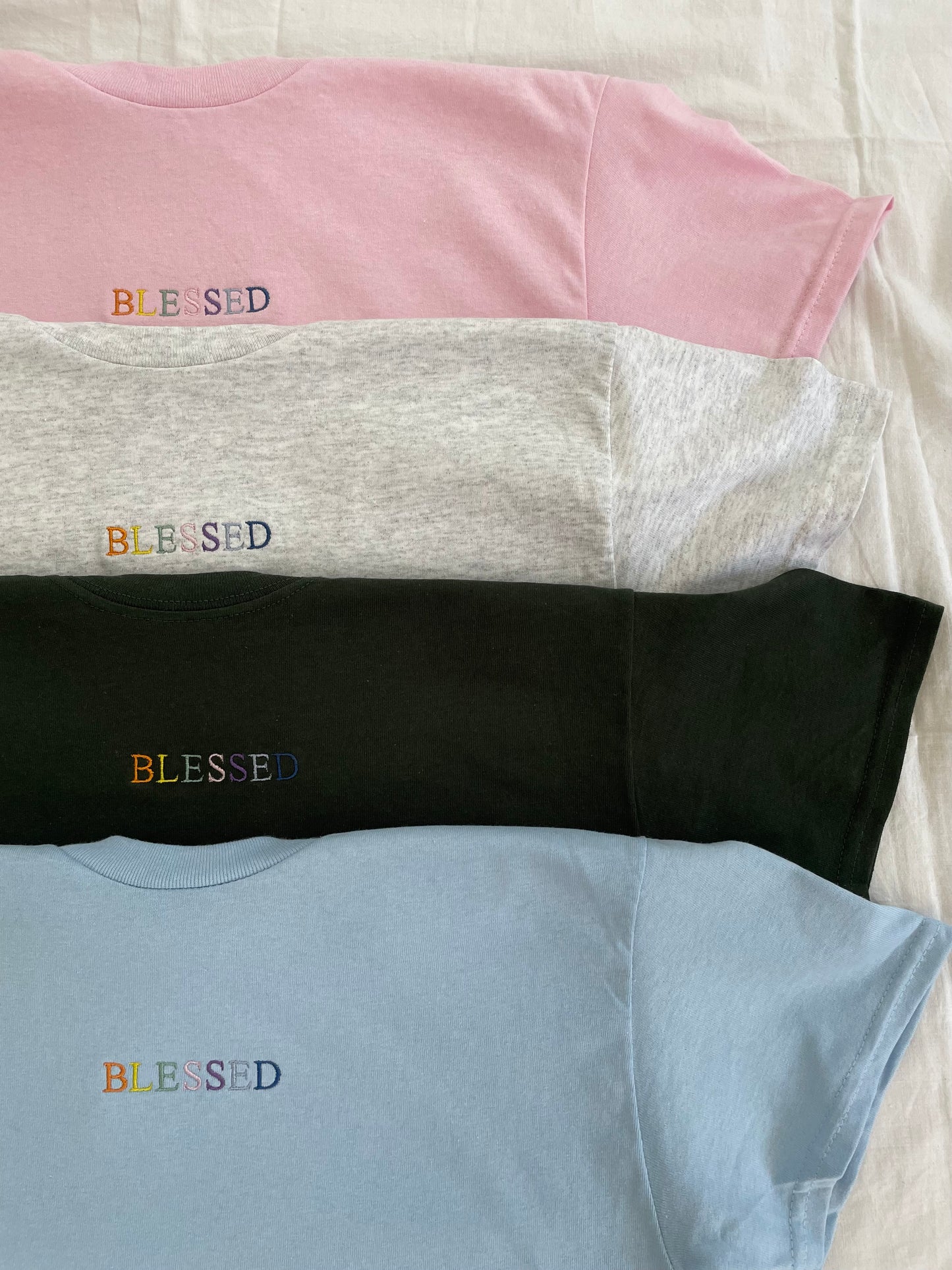 BLESSED Embroidered T-shirt