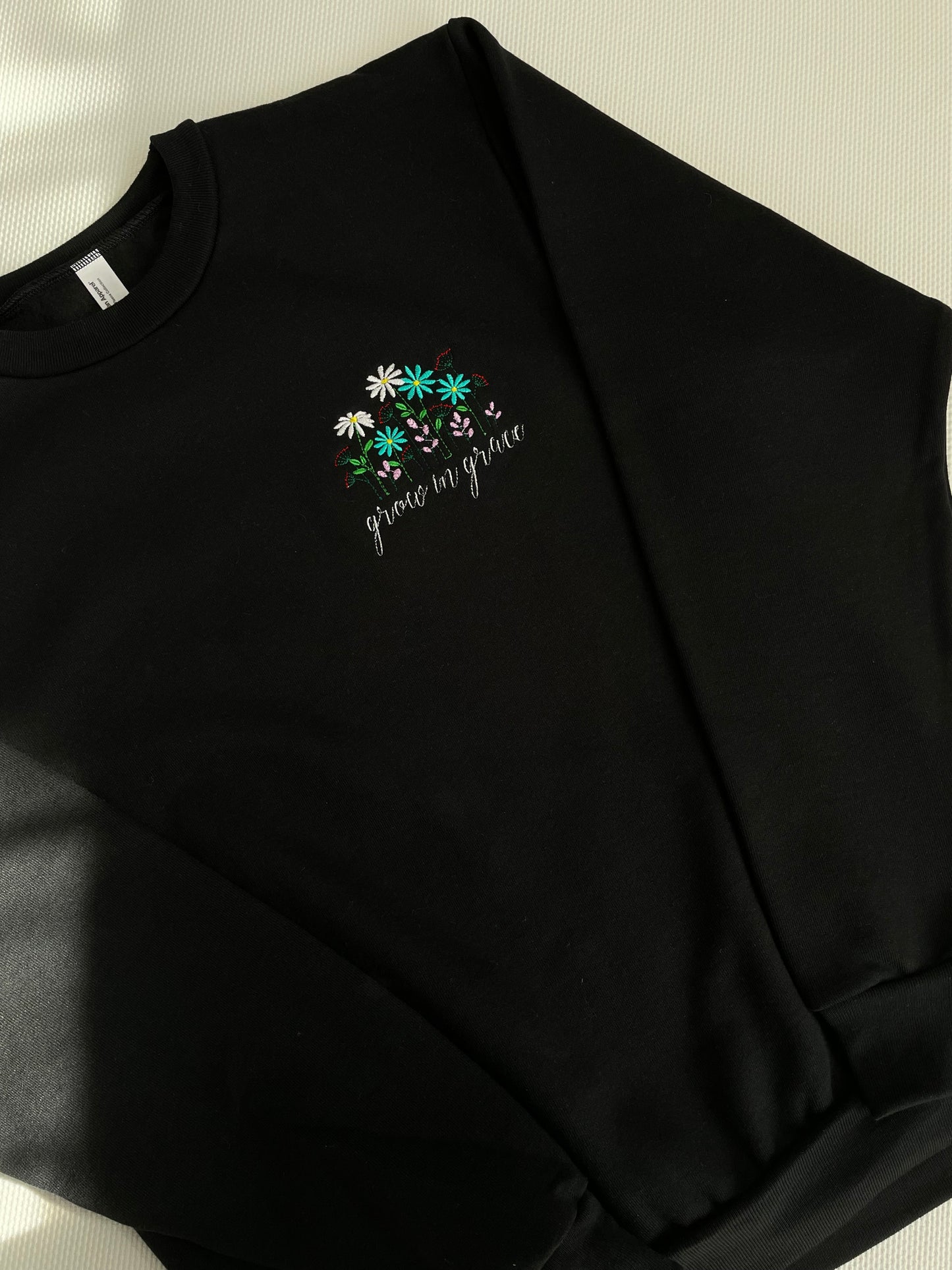 Grow In Grace Embroidered Sweatshirt