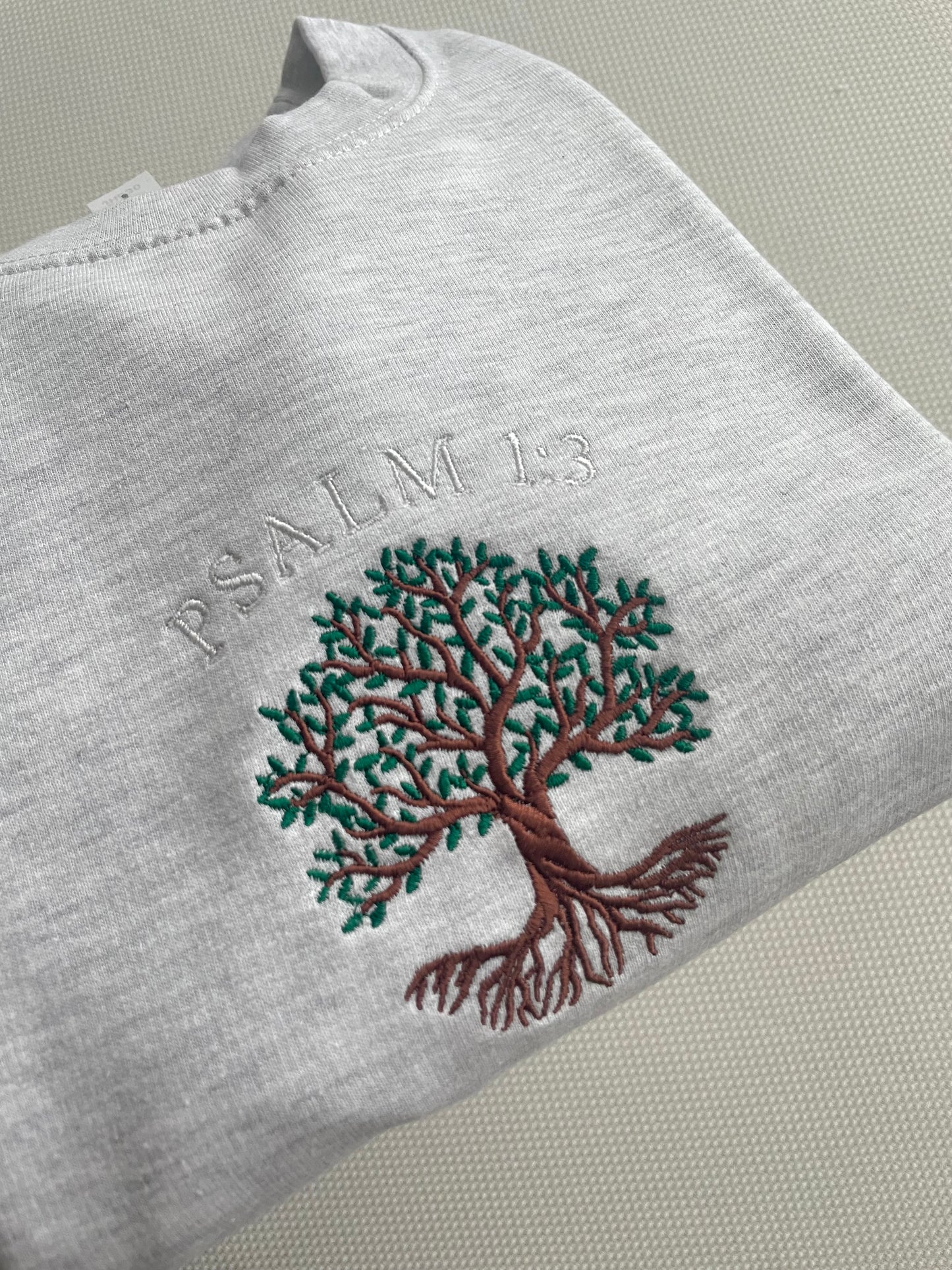 Psalm 1:3 Embroidered Sweatshirt