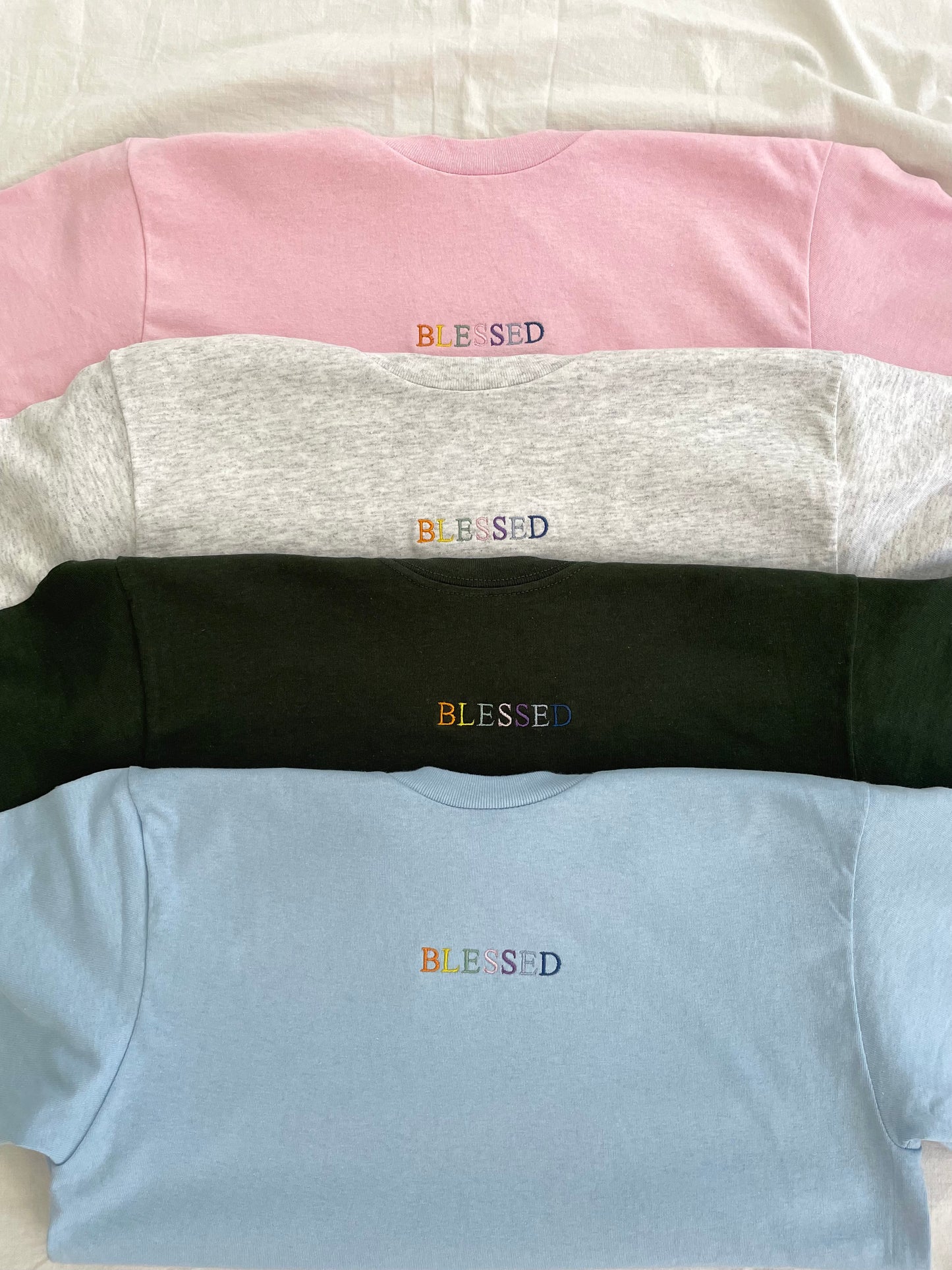 BLESSED Embroidered T-shirt