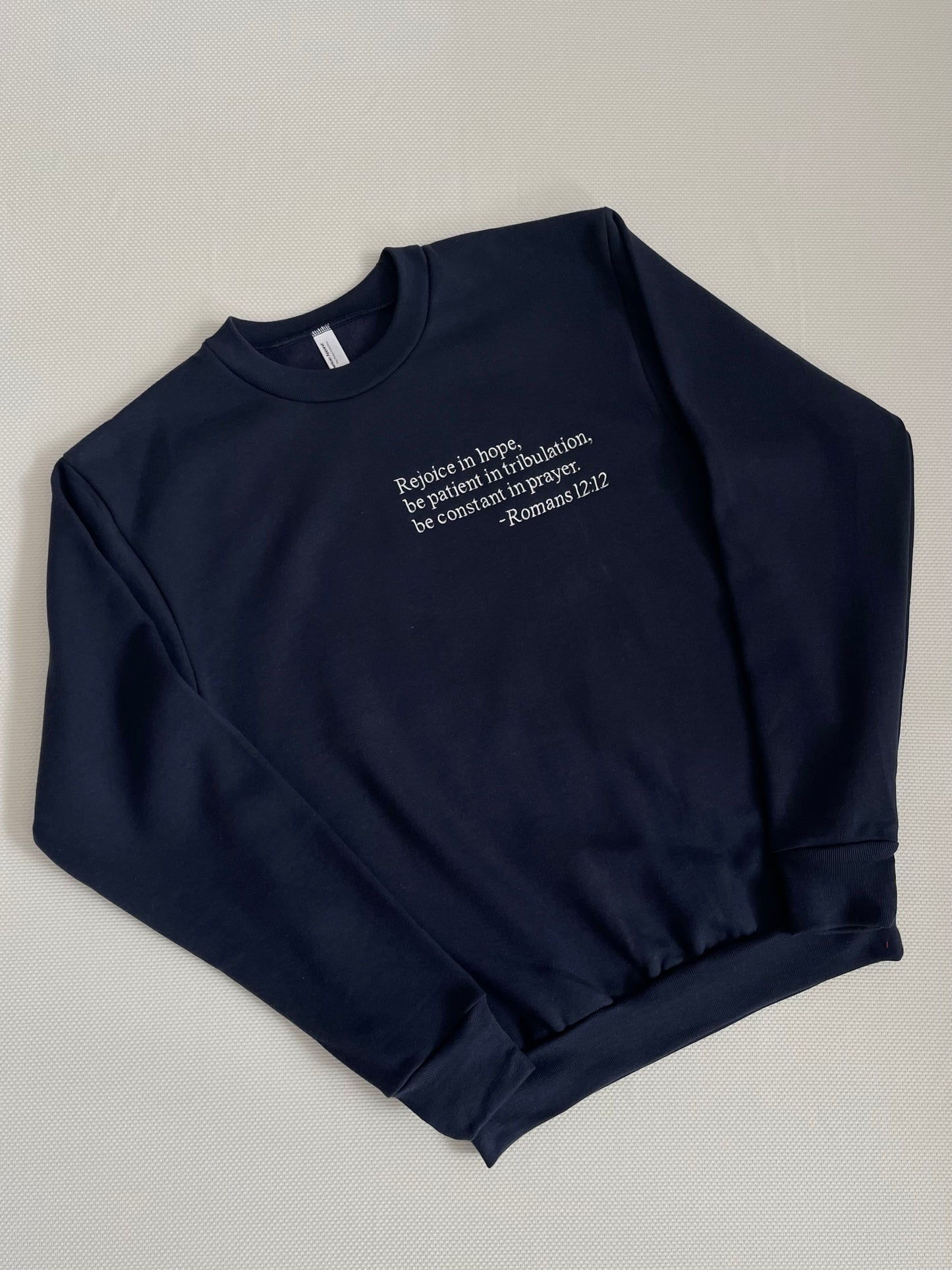 Custom Bible Verse Embroidered Sweatshirt