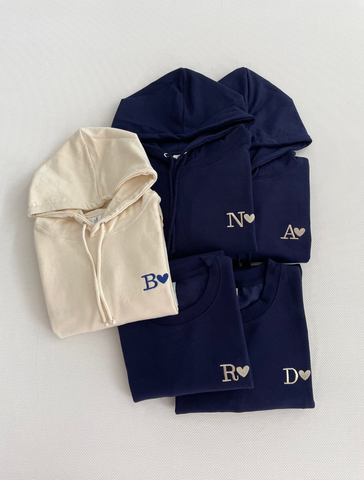 Custom Initial and Quote Embroidered Sweatshirt