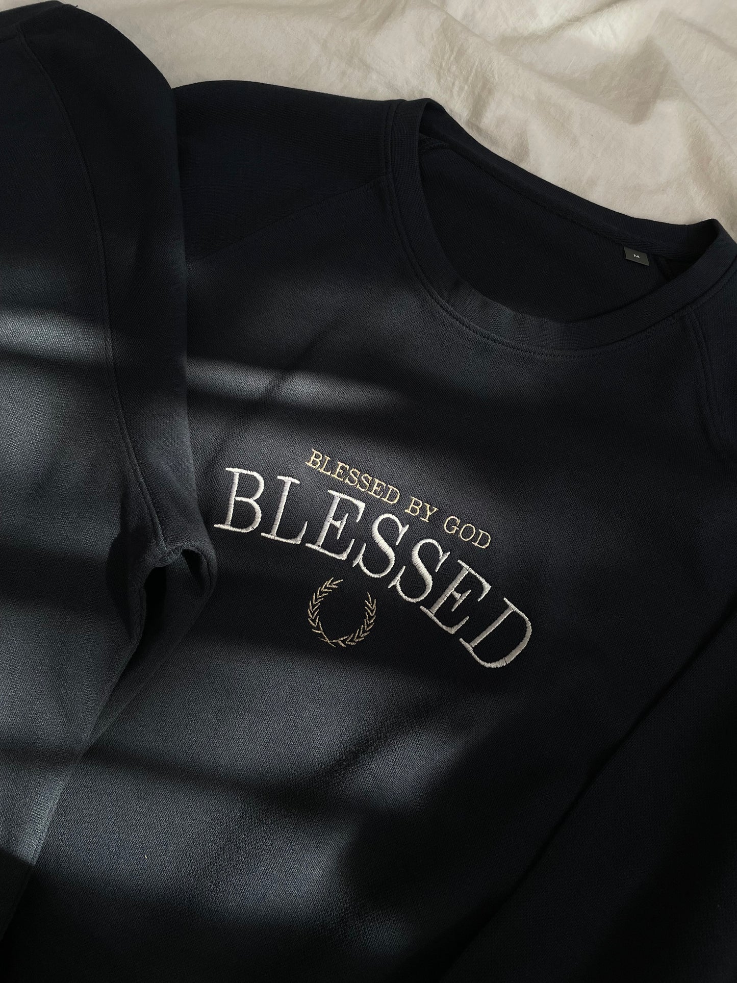 BLESSED BY GOD 100% organic cotton sweatshirt