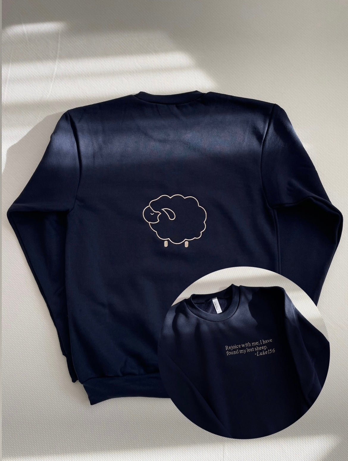 Lost Sheep Embroidered Sweatshirt