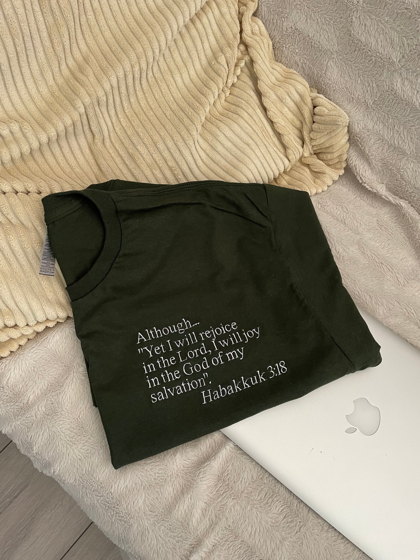 Custom Bible Verse Embroidered Sweatshirt