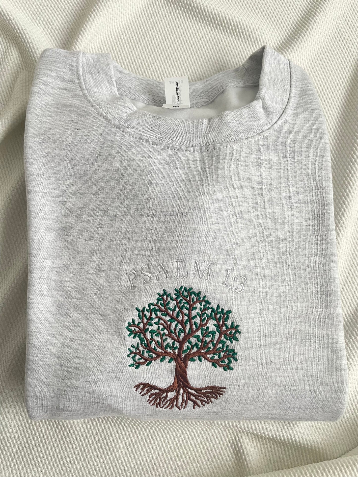 Psalm 1:3 Embroidered Sweatshirt